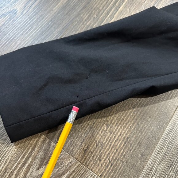 Classiques Entier Blazer Womens Black Size 4 Pleated Pockets 2 Botton Shoulder - Picture 9 of 10